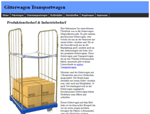 Tablet Screenshot of gitterwagen.com